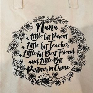 Nana tote bag perfect for Mother’s Day or Christmas